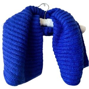 Scarf Infinity Knit Blue Merona Cozy Warm Comfort Winter Holiday Women's